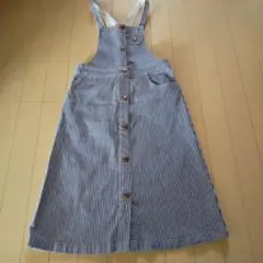 ジーユー GU デニム ジャンパースカート サイズ150 1年中着用可能