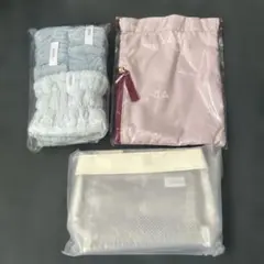 ORBIS ヘアバンド 巾着 ポーチ 3点セットのサムネイル