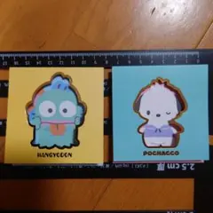 サンリオ キャラクター メモ帳 ハンギョドン ポチャッコ