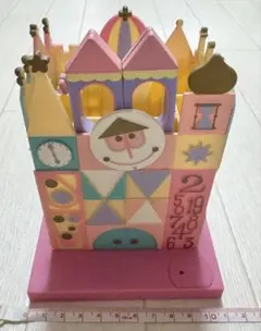 （レア）東京ディズニーランド☆イッツ　ア　スモール　ワールド☆鉛筆立て☆ペン立て