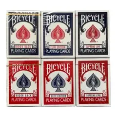 バイシクル トランプ 6個セット (ゴルスタ/エリート/シュプリーム)