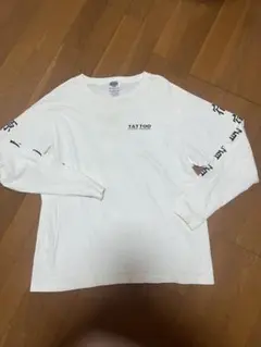 【新品未使用】tatoo studio yamada ファイヤーパターンロンT FLAME ファイヤーパターン ロンT 袖リブ無し トップス カットソー