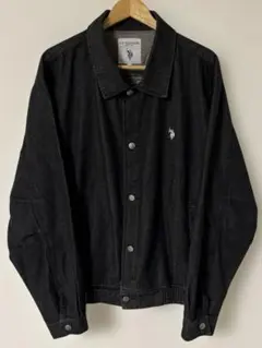 【値下げ】U.S. POLO ASSN. デニムジャケット ブラック Lのサムネイル