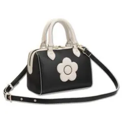 【美品】MARY QUANT デイジークラシカル ミニボストン 2way