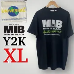 00s MIB 映画Tシャツ XL ユニバーサル公式 Y2KムービーTシャツＸＬ