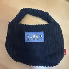 PEANUTS スヌーピー バッグ 黒