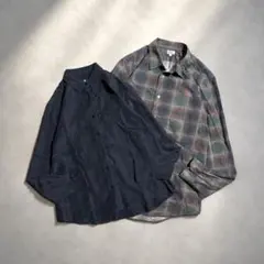 まとめ売り Paul Smith 長袖 ワイシャツ 総柄 音符 チェック y2kのサムネイル