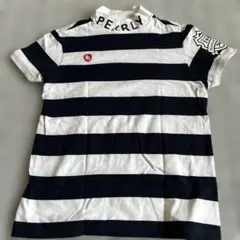 PEARLY GATES ストライプポロシャツ