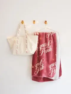ヴィクトリアシークレット PINK 新品 トートバッグ + ブランケット セット