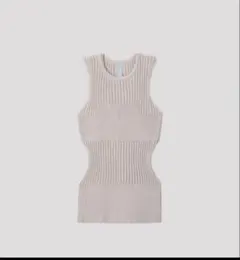 CFCL FLUTED SLEEVELESS TOP ベージュのサムネイル
