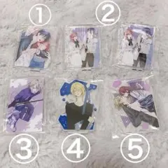 【未開封】漫福ガチャ　春の嵐とモンスター  野良猫と狼 アクスタ 缶バッジ