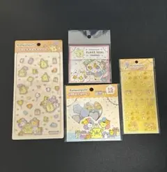 正規品　ポムポムプリン 30周年　シール4点セット