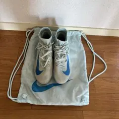 Nike サッカーシューズ ホワイト/ブルー FG