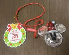 東京ディズニーリゾート 25周年 ミッキー 光るペンダント ライト タグ付き