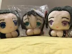 鬼滅の刃 はぐキャラ　コレクション5 ぬいぐるみ　3体 カナエ•真菰•アオイ