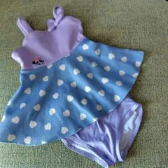 女の子用水着 ミニーちゃん　ハート