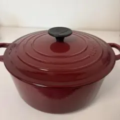 LE CREUSET シグニチャー ココットロンド 22cm チェリーレッド - メルカリ