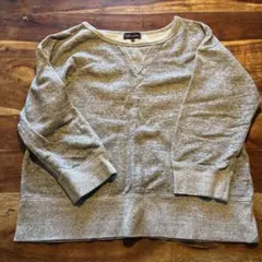 GP by Gymphiex グレー トレーナー 七分袖　14