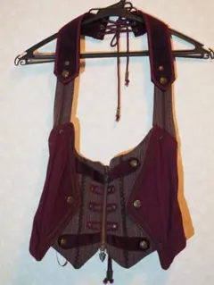 ozzon オッズオン　オッズオネスト　ナポレオン風ビスチェ ボルドーのサムネイル