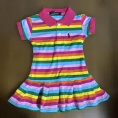 Fu Shi Polo ストライプ ワンピース S