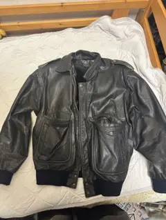 ブラック 牛革レザージャケット