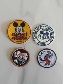 ディズニー ミッキー ワッペンセット