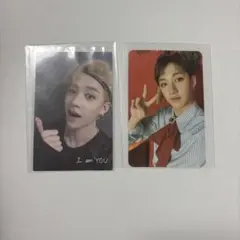 straykids christmas evel トレカ バンチャン 2枚セット STRAY KIDS x Christmas EveL PHOTOCARD OFFICIAL FELIX HYUNJIN HAN
