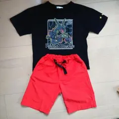 ポケットモンスター Tシャツ ハーフパンツ セット 120cm レックウザ