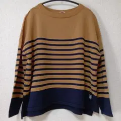 オーシバル　ボーダー　ニット