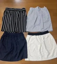 レディーススカート、キュロット14点まとめ売り　ウエストゴム