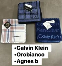 【3枚•新品】ブランド タオルハンカチ