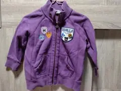 DOUBLE.B パープル トレーナー 90