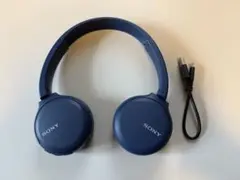 SONY ワイヤレスヘッドホン WH-CH510（ブルー）充電コード・説明書付き