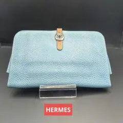 HERMES エルメス ドゴン　2つ折長財布 レザーのサムネイル