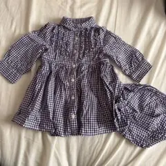 ラルフローレン チェック ワンピース 70㎝