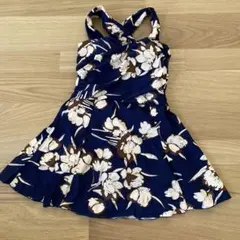 水着　ワンピース　花柄