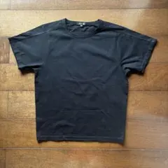 美品　drawer コットン　Tシャツ 黒　ブラック　1 ロゴ　刺繍　トップスのサムネイル