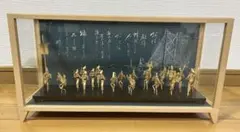 阿波踊り竹人形七人立ちガラスケース入り 渦屋 民藝 - メルカリ