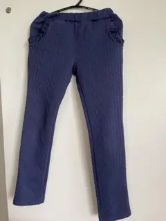 【moujonjon】ニット風パンツ 120 キッズ 女の子