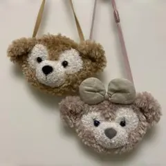 ダッフィー シェリーメイ　ぬいぐるみパスケース　セット