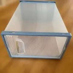 透明プラスチックスタッカブル収納ボックス８セット