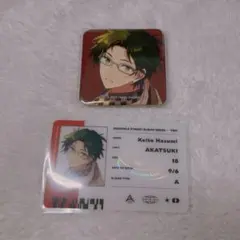 あんスタ 蓮巳敬人 Trip スクエア缶バッジ ID風カード