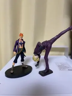 ワンピース フィギュア サンジ マルコ　2体セット
