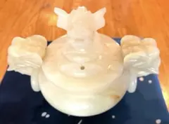 龍彫刻/香炉/白玉風♡骨董品」 - メルカリ