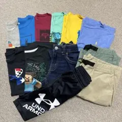 キッズ服　Tシャツ　パンツ　12点セット　120〜130