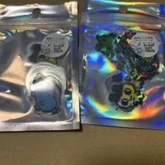 たまごっち オーロラホログラムクリアシール 2点セット
