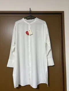 【新品タグ付き】ショコラフィネローブ　楽シャツ　ヒヨクボタン　チュニック