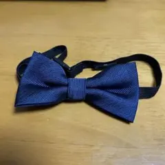 20:キッズ用ワンタッチ 蝶ネクタイ 卒園式 ネイビー