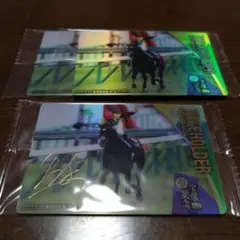 サラブレッドコレクション 第4R タイトルホルダー 箔押しサイン+ノーマル2枚のサムネイル