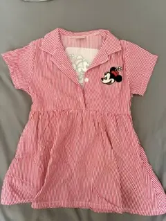 petitmain ミニーシャツワンピース　ディズニー